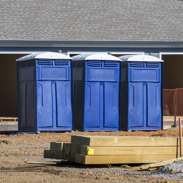 what is the expected delivery and pickup timeframe for the portable toilets in Westlake OH